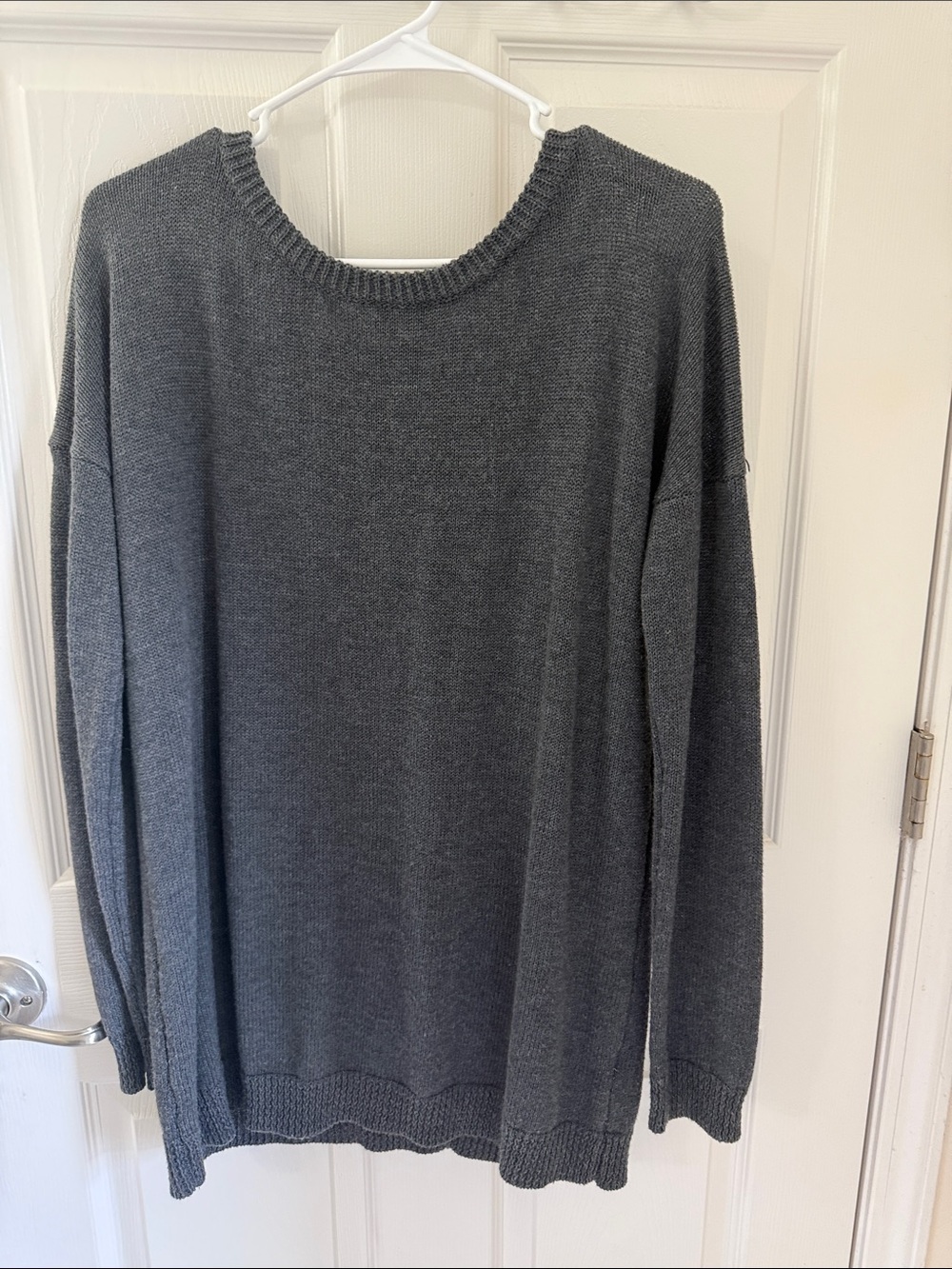 Lulu's Men's Charcoal Gray Crewneck Sweater